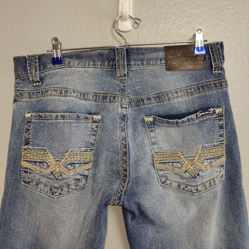 seven7  women's vintage straight jeans size W30X20L - Picture 7 of 14
